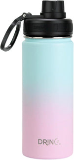 Load image into Gallery viewer, DRINCO Stainless Steel Water Bottle Spout Lid Vacuum Insulated Double Wall Water Bottle Wide Mouth (40oz 32oz 22oz 18oz 14oz) Leak Proof Keeps Cold or Hot (18 oz, 18oz Macaron)