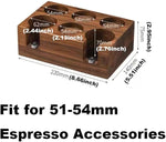 Load image into Gallery viewer, MOJAE Espresso Tamping Station, Walnut Espresso Station, Espresso Organizer Box Fit for 51-54mm Espresso Accessories