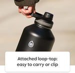 Load image into Gallery viewer, ThermoFlask 40 oz Double Wall Vacuum Insulated Stainless Steel Water Bottle with Spout and Straw Lids, Plum