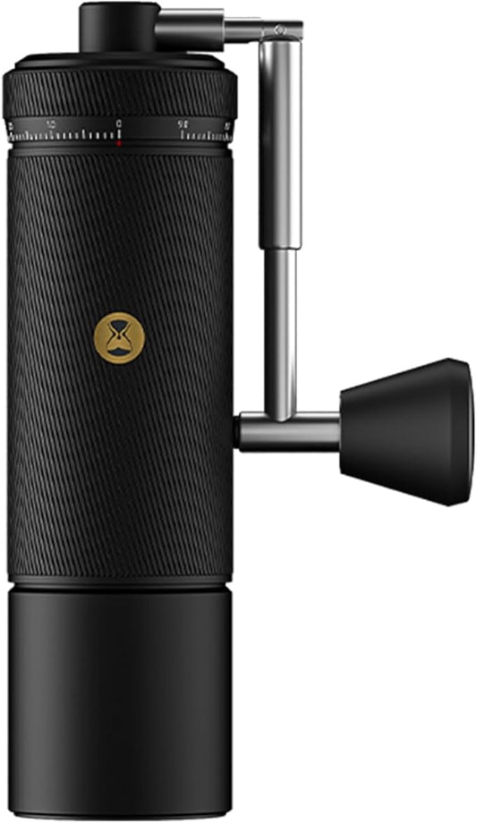 TIMEMORE S3 Manual Coffee Grinder with External Adjustment and Stainless Steel Patented Burr，Hand Coffee Grinder High Presicion Premium Expresso Coffee Grinder Chestnut S3, Black