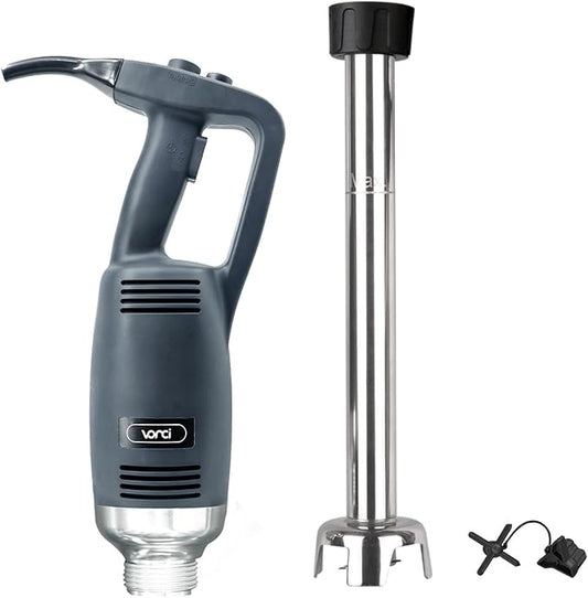 VONCI 750W Commercial Immersion Blender, Extra Heavy Duty Hand Blender with Variable Speed 8000-19000RPM, Handheld Stick Mixer with 22" SUS 304 Shaft, Commercial Emulsifier for Restaurant Kitchen.