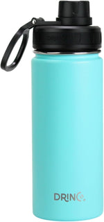 Load image into Gallery viewer, DRINCO Stainless Steel Water Bottle Spout Lid Vacuum Insulated Double Wall Water Bottle Wide Mouth (40oz 32oz 22oz 18oz 14oz) Leak Proof Keeps Cold or Hot (18 oz, 18oz Teal)
