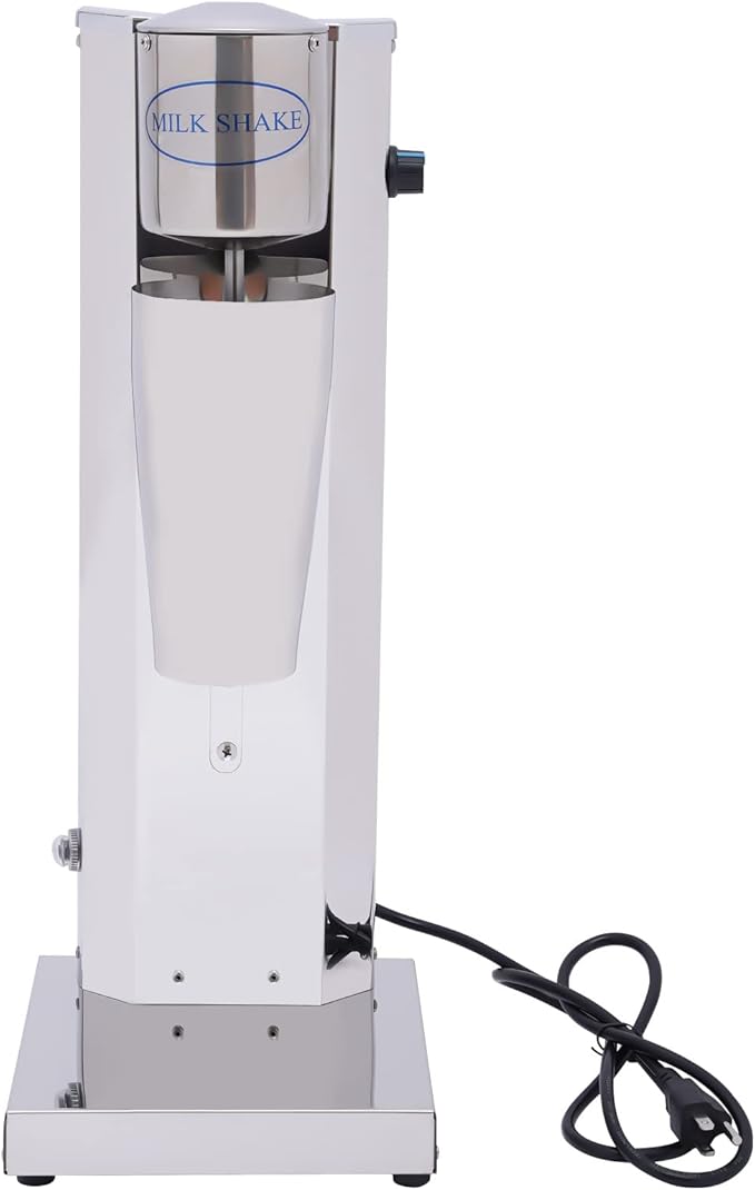 Electric Milkshake Maker Machine, 180W Milk Shake Mixer Machine with 28oz Stainless Steel Mixing Cup, Commercial Milkshake Blender & Drink Mixer for Home or Business