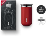 Load image into Gallery viewer, WACACO Octaroma Lungo Vacuum Insulated Coffee Mug, Double-wall Stainless Steel Travel Tumbler With Drinking Lid, 10 fl oz(300ml)， Carmine Red
