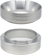 Load image into Gallery viewer, 51mm Magnetic Espresso Dosing Funnel Lightweight Aluminum Coffee Dosing Ring Compatible 51mm Portafilter (Silvery, 51mm)