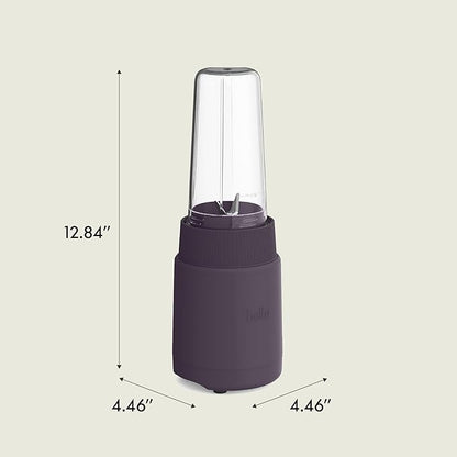 bella 6 Pcs Portable Rocket Blender, Juicer & Smoothie Maker, Press & Twist Design, EverGood™ & BPA Free Dishwasher Safe Parts, 4 Tip Stainless Steel Blade, Cord Wrap, 240 Watt Motor, Plum