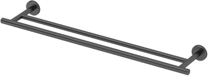 Gatco 4244MX Latitude II 24" Double Towel Bar, Matte Black
