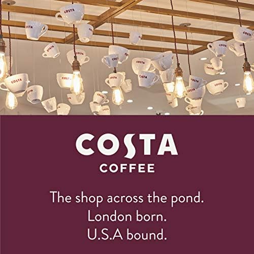 Costa Coffee Ground Coffee, Signature Blend Medium Roast, 12oz each, Rainforest Alliance Certified