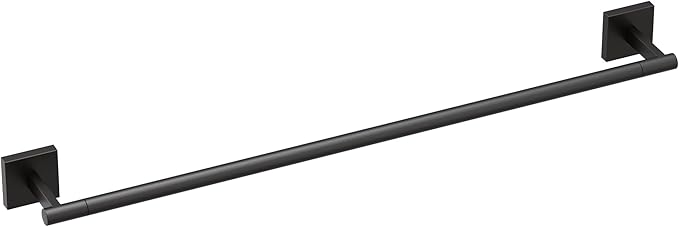 Moen BP1824BL Triva 24" Bathroom -Towel Bar, Matte Black