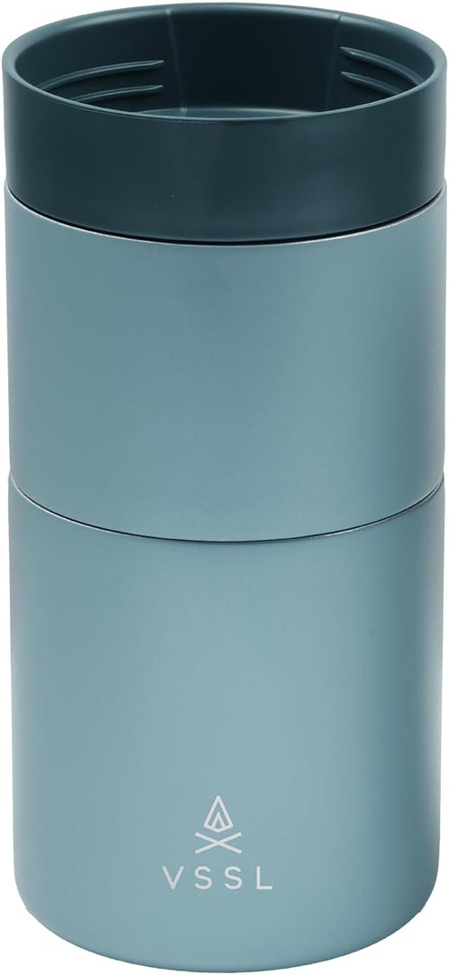 Nest Pour Over Coffee Set, Transportable and Compact Pour Over Set with 10 oz Double Walled Mug, Everglade