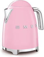 Load image into Gallery viewer, SMEG 50's Retro Style Electric Water Kettle with Automatic Shutoff, Removable Base, and Water Indicator, KLF03PKUS, Pink