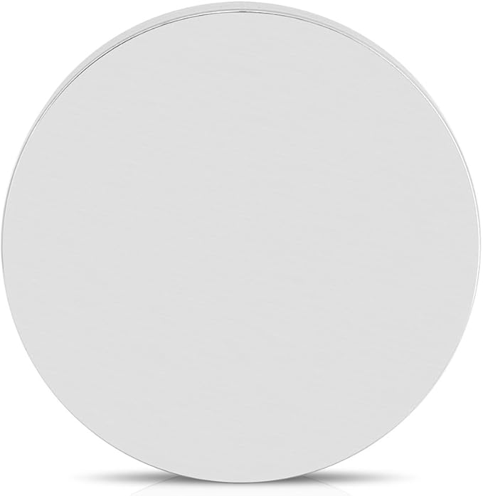 Fdit Coffee Tamper Stainless Steel Press Tool 57.5mm/49mm Flat Base Espresso Beans Press Tool (2.26inch)