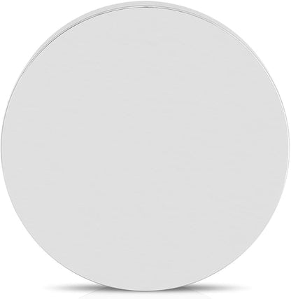 Fdit Coffee Tamper Stainless Steel Press Tool 57.5mm/49mm Flat Base Espresso Beans Press Tool (2.26inch)