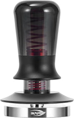 Load image into Gallery viewer, IKAPE 51MM Semi-Transparent Espresso Coffee Tamper, Spring-loaded Calibrated Tamper with Premium Threaded Stainless Steel Base, Compatible with All 51mm Bottomless Portafilters(New Upgrade) ﻿