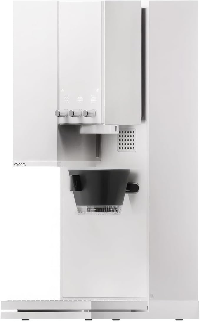 xBloom Studio – The Ultimate Coffee Machine – Drip Coffee Maker with Integrated Grinder, Scale, and 3 Levels of Automation, Moonlight White