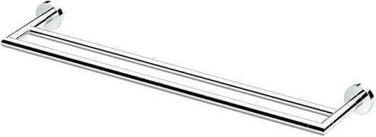 Gatco 4634 Glam Double Towel Bar, Chrome, 24 Inch, Double Bar
