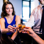 Load image into Gallery viewer, Ruckae 12 Pack 2oz Shot Glasses Set Clear Shot Glasses Bulk with Heavy Base Bar Cone Glass Shot Cups for Vodka Tequila Whiskey Liquor