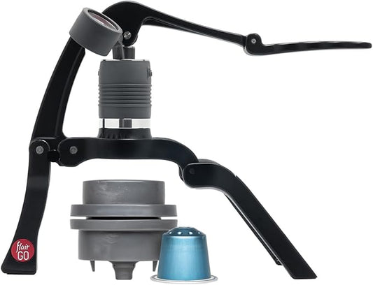 Flair GO: Portable, Collapsible Lever Espresso Machine with Pod Brewing (Pods Model)