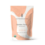 Load image into Gallery viewer, Organic Turmeric Ginger Tea - AIP diet, Whole 30, Paleo friendly, Golden Tonic Herbal Blend - Ayurvedic rooibos herbs, 100% Organic Gluten-Free