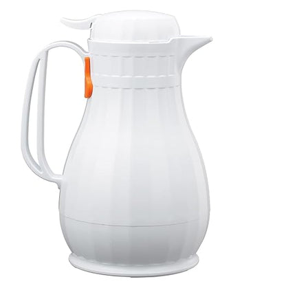 Service Ideas ECO13WH Eco-Serv Server, BPA-free, Foam Insulated Carafe, 44 Ounces, White