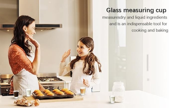 Shot Glasses Measuring cup 2018 Liquid Heavy Glass Wine Glass Espresso Shot Glass 26-Incremental Measurement 1oz, 6 Tsp, 2 Tbs, 30ml (2 pack-red 30ml)