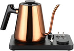Load image into Gallery viewer, DJ Electric Gooseneck Kettle for Pour Over Coffee &amp; Tea - Water Boiler - Turntable Design - Quick Heating &amp; Temperature Control - Copper