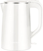 Load image into Gallery viewer, 1.7L Electric Kettle Quiet, Double Wall Hot Water Boiler BPA-Free, Quiet Boil and Cool Touch Tea Kettle, Cordless with Auto Shut-Off &amp; Boil Dry Protection, 1500W Fast Boiling, White