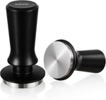 Load image into Gallery viewer, 53.3mm Espresso Hand Tamper, MATOW Calibrated Spring Loaded Coffee Tamper with Stainless Steel Flat Base, 30lbs Espresso Tamper with Anodized Aluminum Handle Compatible with Breville 54mm Portafilter