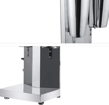 Commercial Stainless Steel Milk Shake Machine, Stainless Steel Milk Shaking Machine, Double Head Drink Mixer 110V (Double Head)