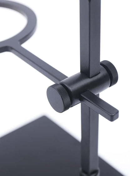 Pour Over Stand Coffee Station, Black Aluminum Pour Over Coffee Dripper Adjustable Coffee Filter Stand Holder for Coffee Connoisseurs, Coffee Lovers for Best Coffee Experience