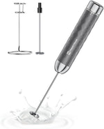 Load image into Gallery viewer, Maestri House Rechargeable Milk Frother with Stepless Speed Control, LunaFro 2.0 Handheld Electric Foam Maker Waterproof Drink Mixer Foamer for Lattes, Cappuccino