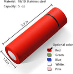 Load image into Gallery viewer, 5 oz Mini Thermos Cute Water Bottle - Insulated Stainless Steel Bottle - Keeps Cold for 12 hours, Hot for 6 hours - Red