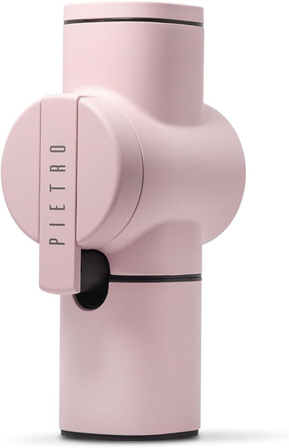 Pietro Manual Coffee Grinder - Made in Italy - By Fiorenzato (Pink)