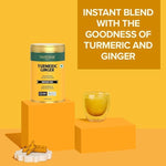 Load image into Gallery viewer, VAHDAM, Golden Milk Powder/Turmeric Ginger Latte Mix (100g, 40 Cups) Caffeine-Free | Powerful Curcumin, Turmeric Powder &amp; Ginger | Brew Hot/Iced Tea