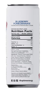 Load image into Gallery viewer, UPTIME Energy Drink, Blueberry Pomegranate, 12 Pack, Vitamin C, L Theanine, Calcium, Sugar Free Energy Drinks for Focus Support, 142mg of Natural Caffeine, 0 Calories, Clean, Natural, 12 fl oz Cans