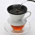 Load image into Gallery viewer, Japanese Ceramic Coffee Dripper &amp; Reusable Filter, Arita Porcelain