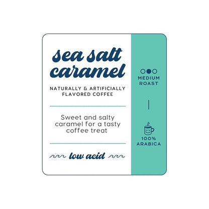 Manatee Gourmet Coffee, Single Serve Pods for Keurig K Cup Brewers, Medium Roast, Sea Salt Caramel, 72 Count