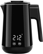 Load image into Gallery viewer, Seehot® 850ml Small Electric Kettle Temperature Control,800W Double Wall Electric Tea Kettle of 304 Stainless Steel,5 Temp Presets,Hot Water Kettle Electric,Auto Shut Off for Tea and Coffee-Black