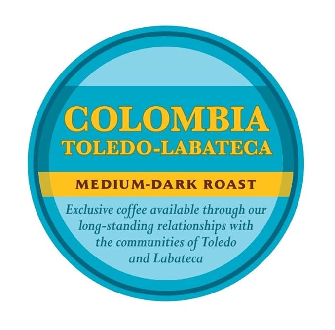 Community Coffee Private Reserve Colombia Toldeo-Labateca Whole Bean Coffee, Medium-Dark Roast, 32 Ounce Bag (Pack of 4)