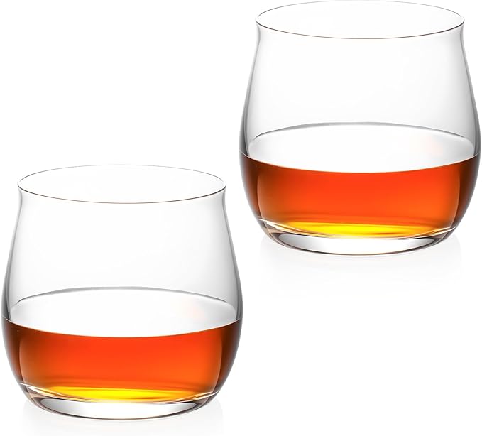 KAMMAK Shot Glasses Set of 2, 290ml/9.8oz Clear Espresso Shot Glass with Heavy Base for Bar Restaurants Home, Small Whiskey Shot Glass for Vodka, Whiskey, Tequila, Spirits & Liquors