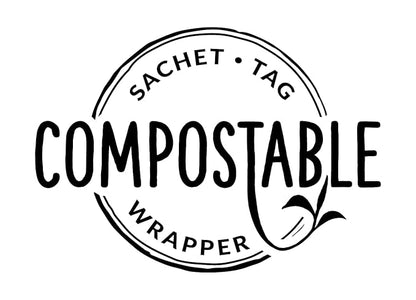 Two Leaves and a Bud Organic Assam - 50 Naked Tea Sachets, Whole Leaf Black Tea in Eco-Friendly Unwrapped Compostable Sachets, Resealable Bag, 50 Count (Pack of 1)