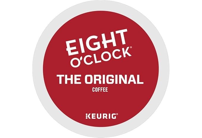 Eight O'Clock Coffee Keurig Single-Serve K-Cup Pods, The Original Medium Roast Coffee (Original, 108 Count)