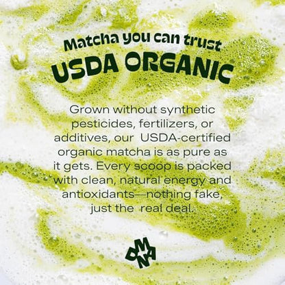 MATCHA DNA Certified Organic Matcha Green Tea Powder (10 oz BAG)