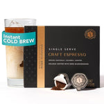 Load image into Gallery viewer, Luxury Instant Espresso - 160mg Caffeine, Hot or Iced Instant Coffees, Cold Brew Coffee, Double Shot Espresso, 12 Counts, 100% Arabica, Surgar Free, No Additives - Original Diamond Brew