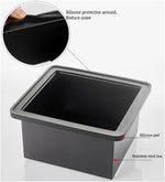Load image into Gallery viewer, Coffee Knock Box, Espresso Knock Box Coffee Bin Barista Accessories Coffee Machine Accessories, Stainless Steel Small Coffee Knock Box Container with Silicone Knock Bar and Non Slip Base