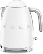 Load image into Gallery viewer, SMEG KLF03 7 Cup Electric Water Kettle, Retro-Style, Soft-Opening Lid, Auto Shut-Off, 360° Swivel Base – White