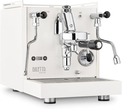 Diletta Alto Espresso Machine | Dual Boiler | PID | Shot Timer | Adjustable OPV | (White)