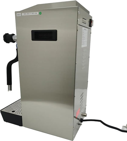 220V Stainless Steel Commercial Steam Boiling Water Frothing Machine 12L Milk Frother Electric Milk Foam Maker 2000W