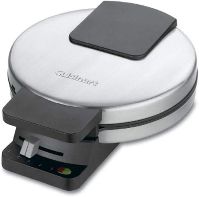 Cuisinart Round Classic Waffle Maker, Brushed Stainless, WMR-CANAS