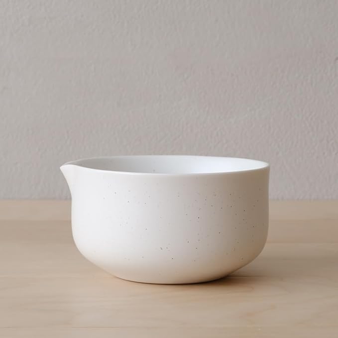 WENSHUO Matcha Kit - Premium Matcha Whisk Set with Traditional Bamboo Tools, Ideal Matcha Tea Set for Home (Matte White)